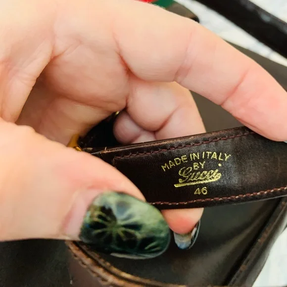 Gucci Web Stripe Leather Equestrian Boot Emblem Shoulder Bag - Picture 11 of 16